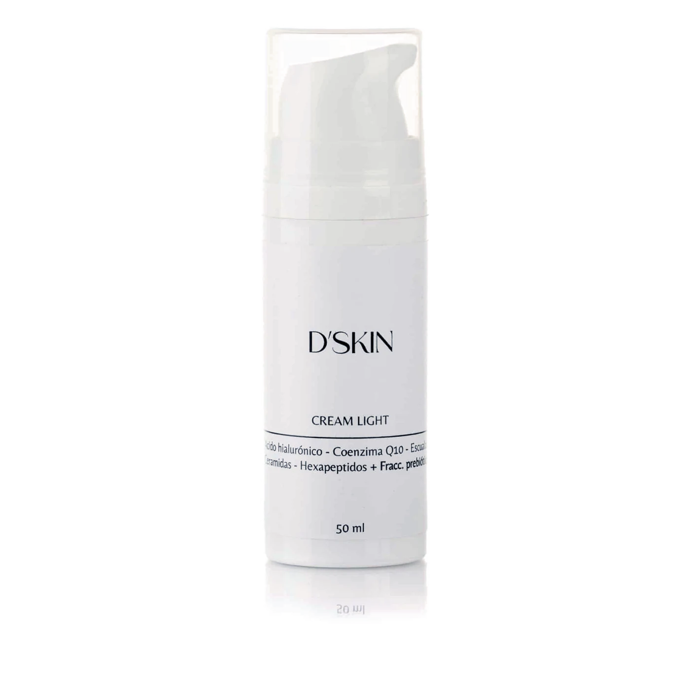 Cream Light D’SKIN, crema hidratante facial de textura liviana, 50 ml